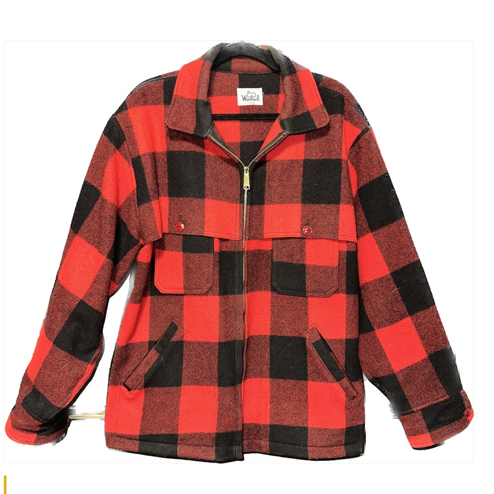 Men’s Woolrich “Vintage” Mackinaw Cruiser Wool Plaid Jacket